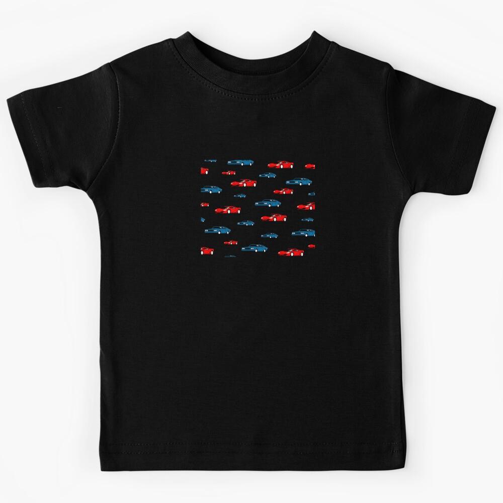 cars,red car,blue car automobile,motorcar Kids T-Shirt 160