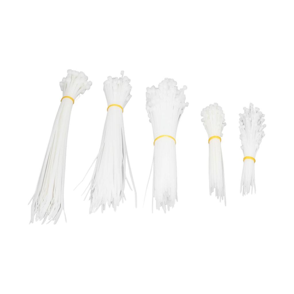 550Pcs Nylon Cable Assortment Set Self Locking Electric Wire Ties for Outdoor Indoor