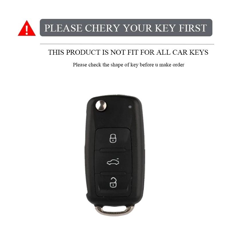 Car Key Case Cover For Vw Volkswagen Polo Tiguan Passat B5 B6 B7 Golf 4 5 6 Mk6 Jetta Lavida Skoda Octavia Seat