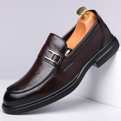 2024 Autumn New Men's Business Casual Leather Shoes Men's British Leather Breathable Single Shoes Office Men's Shoes 9029