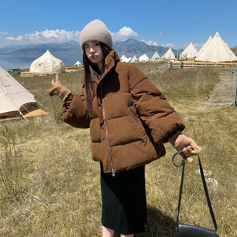 New Female Short Cotton-padded Jacket Loose Padded Little Cotton-padded Korean Coat