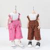 OB11 Baby Clothes suspenders Pants Set Coat Cotton Clother GSC P9 1/12 bjd Doll Cute Clothes Molly Doll Clothes Headwear