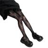 Black Rose Fishnet Pantyhose – Versatile, Cute, and Stylish Hollowed-Out Design