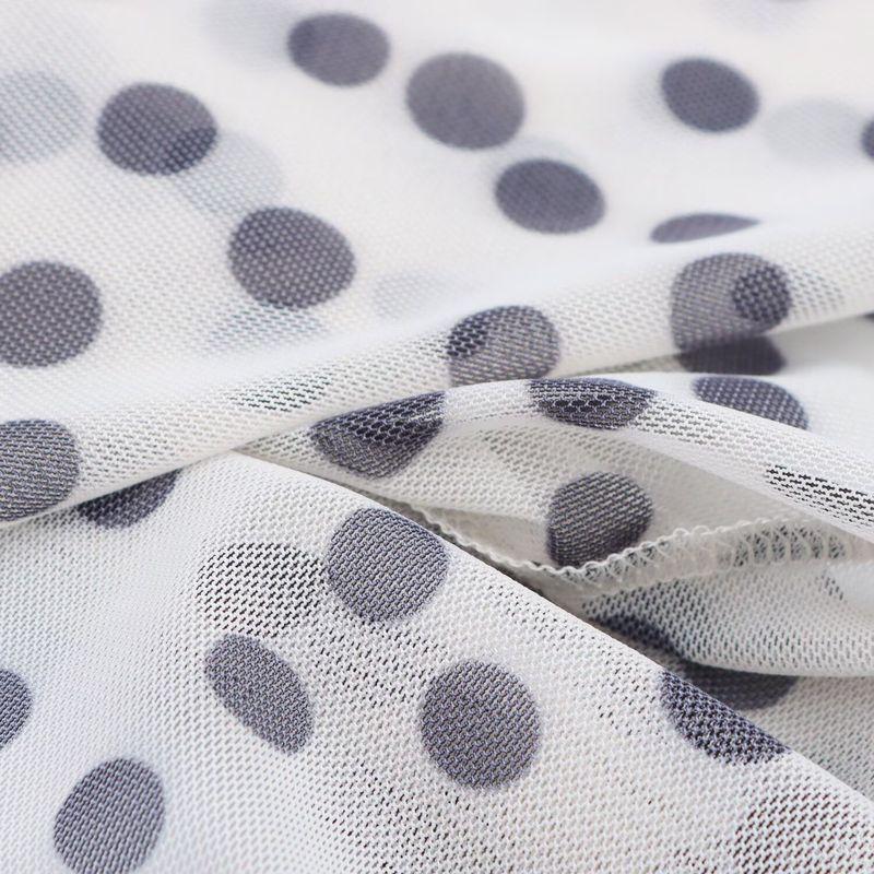 Kaslead New Arrival Women's Clothing Fashion Style Fashion Minimalist Polka Dot Brace Length Dress 5039226