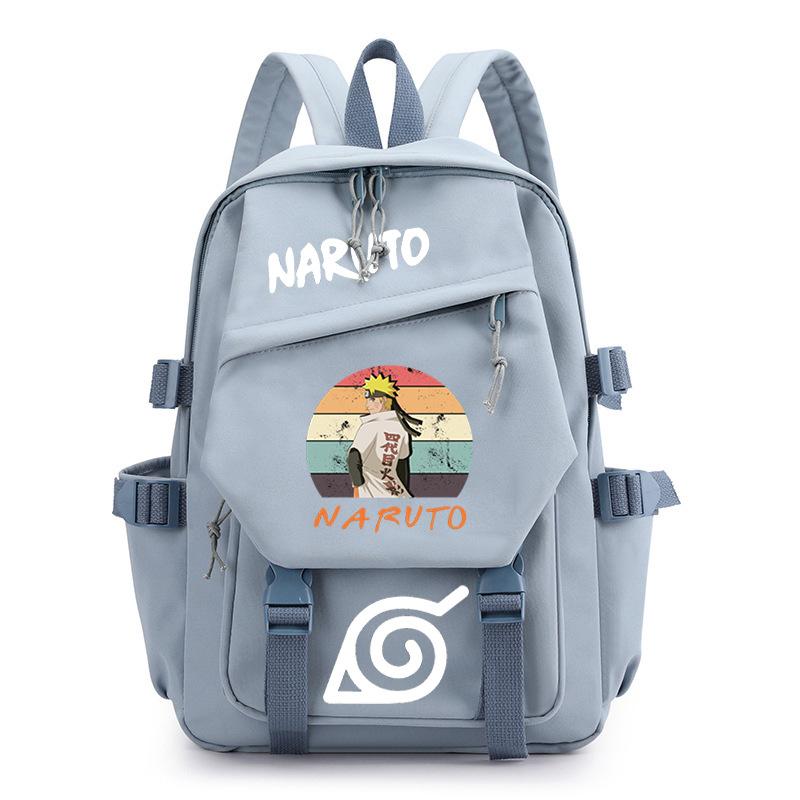 Animation peripheral junior high school backpack cross-border new large-capacity backpack computer bag