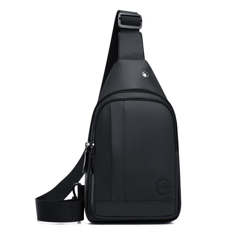 New outdoor daily breast bag niche high-end men's messenger bag fashion shoulder bag lightweight backpack tide