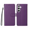 For Samsung Galaxy S24+/Galaxy S25+ Case RFID Blocking 3 Card Slots PU Leather Phone Cover with Wrist Strap