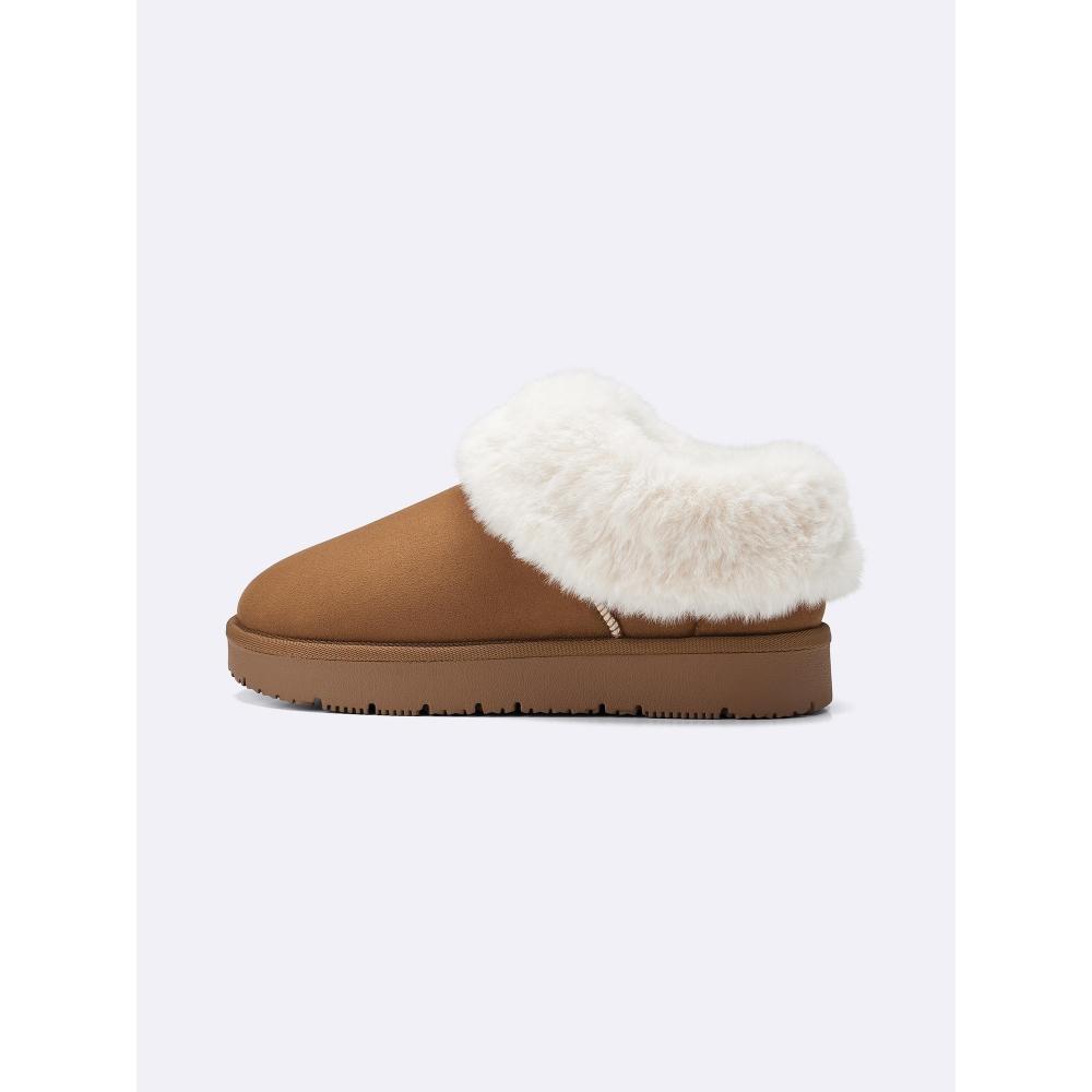 Gu By Uniqlo Faux Sheepskin Slippers