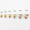 10 Pearl Pendant Rhinestone Charms