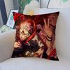 Japanese Manga J-Jujutsu K-Kaisen Pillow Covers Cartoon Sofa Decorative Home Double-Sided Printing Plush Cute Cushion Cover