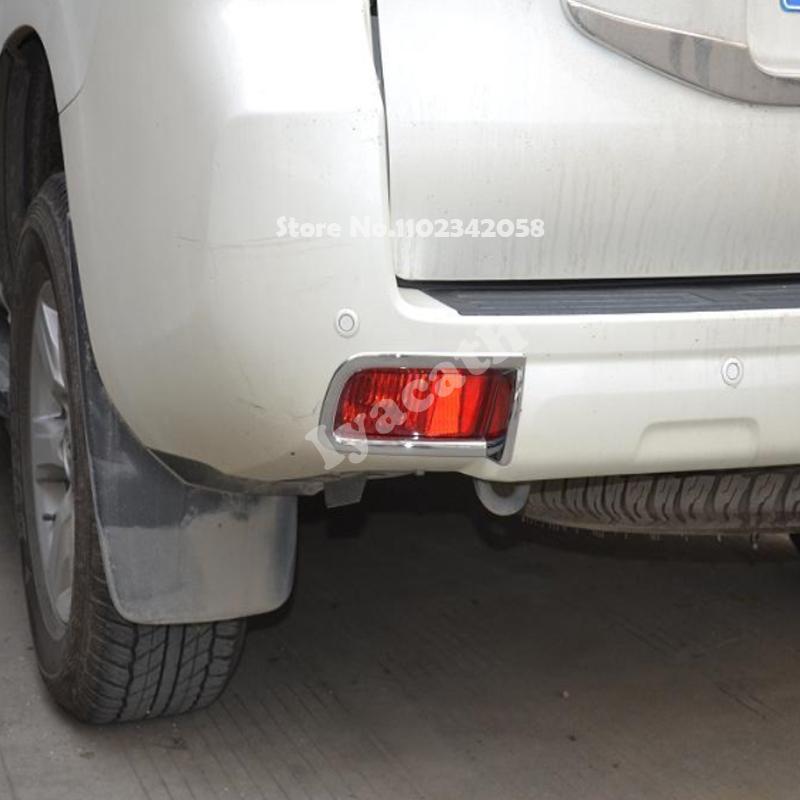 For Toyota Land Cruiser Prado FJ150 FJ 150 2014-2017 Exterior Accessories ABS chrome rearview Front rear corner foglamp cover