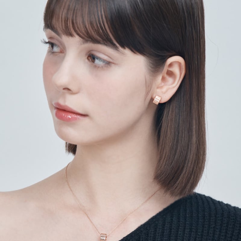 ELLE Jewelry Ella One Tunnels Cubic Necklace ELBRNN206