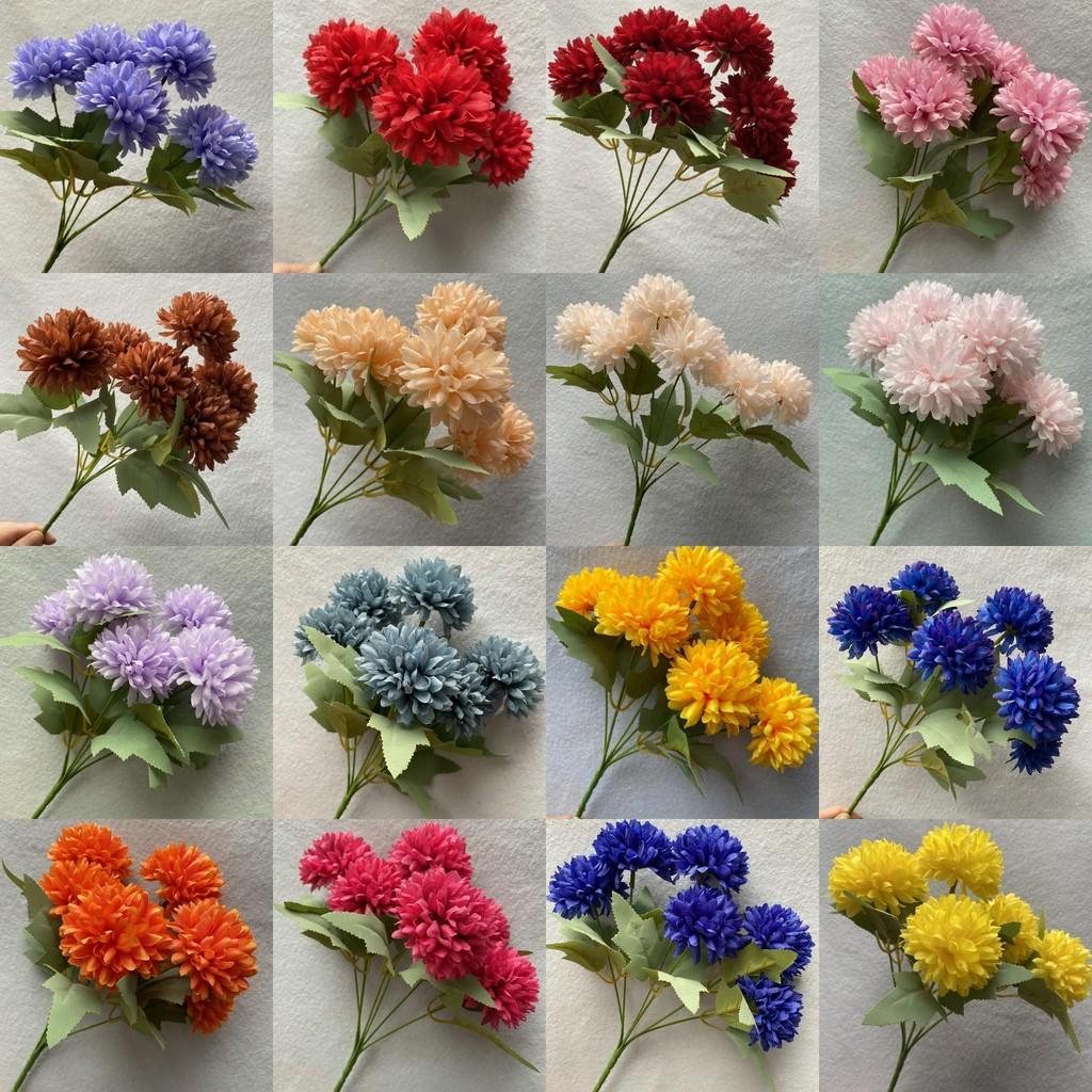 Artificial Flower Hydrangea Bouquet Wedding Centerpiece Decor Props Photography