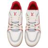 Louis Vuitton Lv Trainer Sneakers 'White Red Grey' 1ABFBI