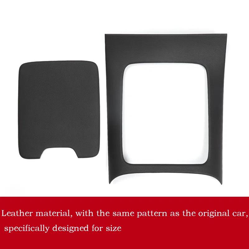 Car Center Console Leather Suede Style Panel Cover Trim Panel Frame Interior Modification For Mercedes Benz EQE SUV  -2025