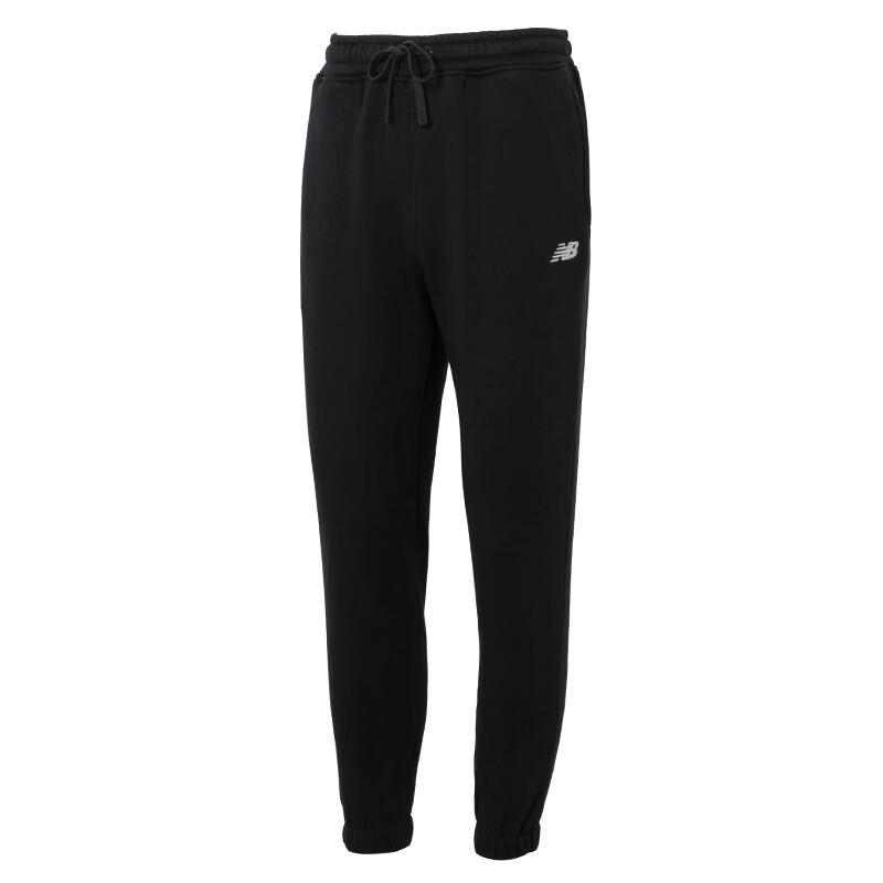 New Balance Knitted Sweatpants Men s Black Thickened Cuffed Pants AMP34327-BK S
