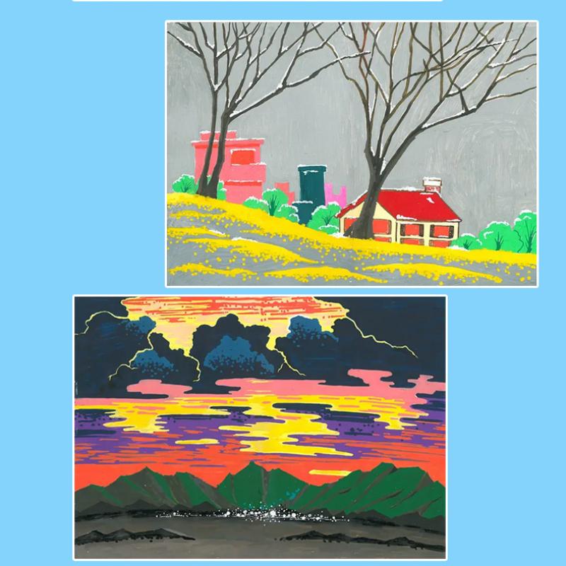 Acrylic Marker Set Suitable for Making DIY Crafts for Wood Canvas Stone Glass Ceramics and Rock Painting