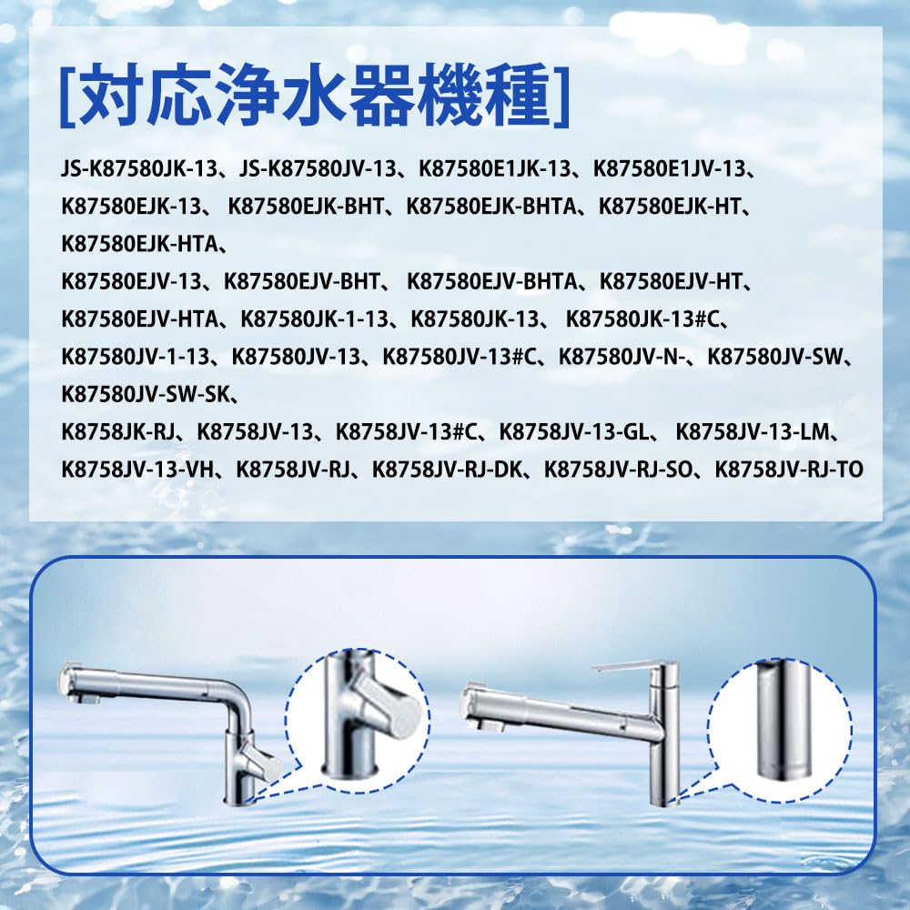 BBT Cartridge High Performance Type 11 Substances Purification Water Purifier Cartridge M71750m1 Pack of 3 M71750M-1 K87580EJK-BHTA K87580ejv-bhta