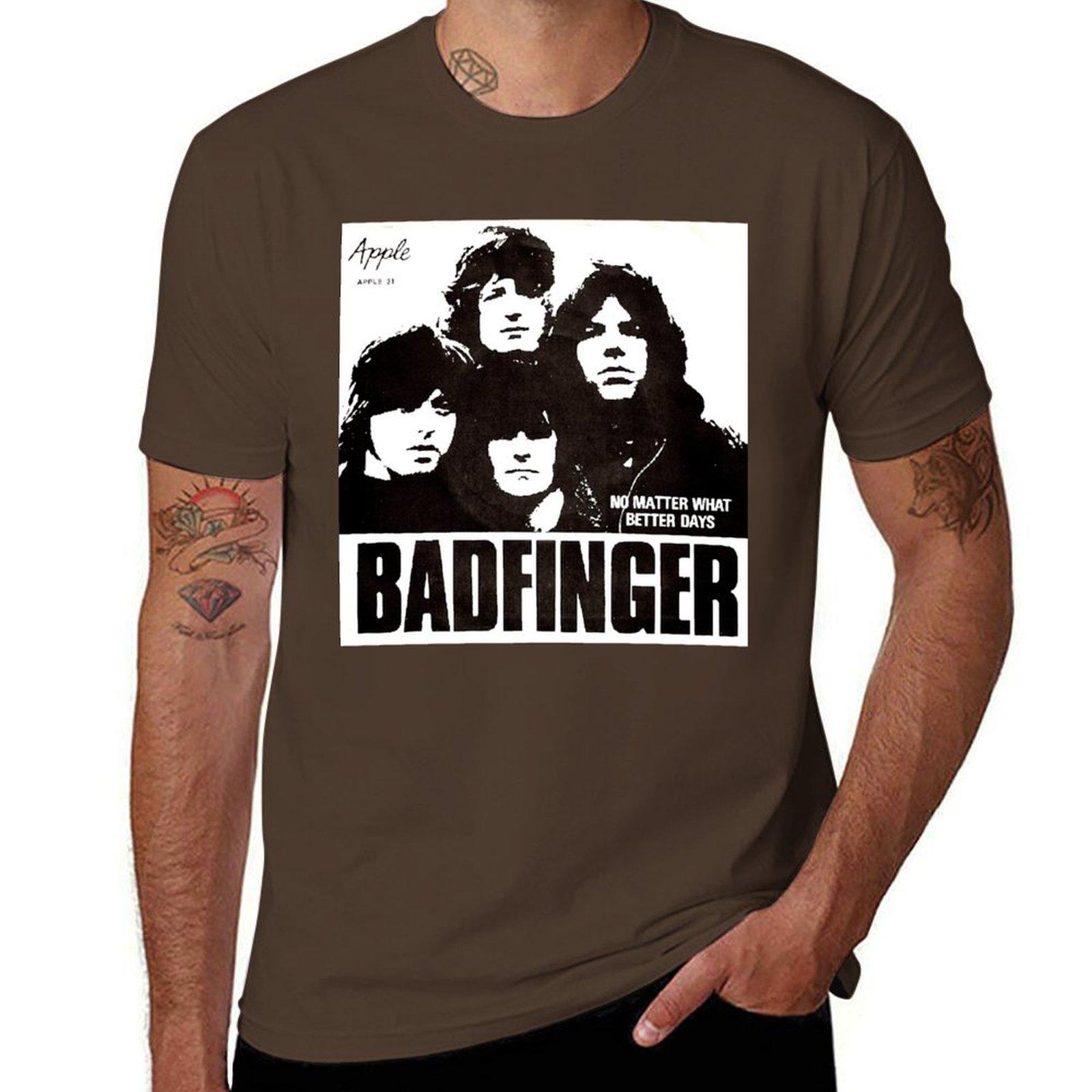 

No Matter What, Power Pop, Classic Rock, 1970, Classic Alternative, Badfinger, T-Shirt cute tops mens cotton t shirts M