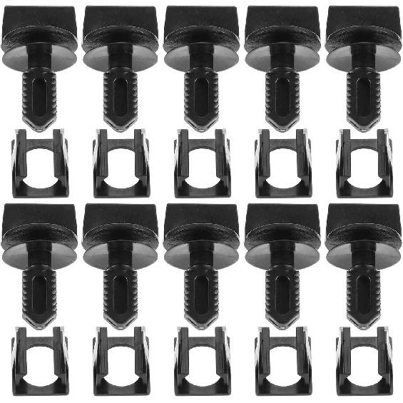 10 комплектов 51711916199 Зажимы для коврика багажника и внутренней обивки автомобиля Для Bmw E30 E34 E36 Z3 Зажим-фиксатор с поворотом для отделки багажника