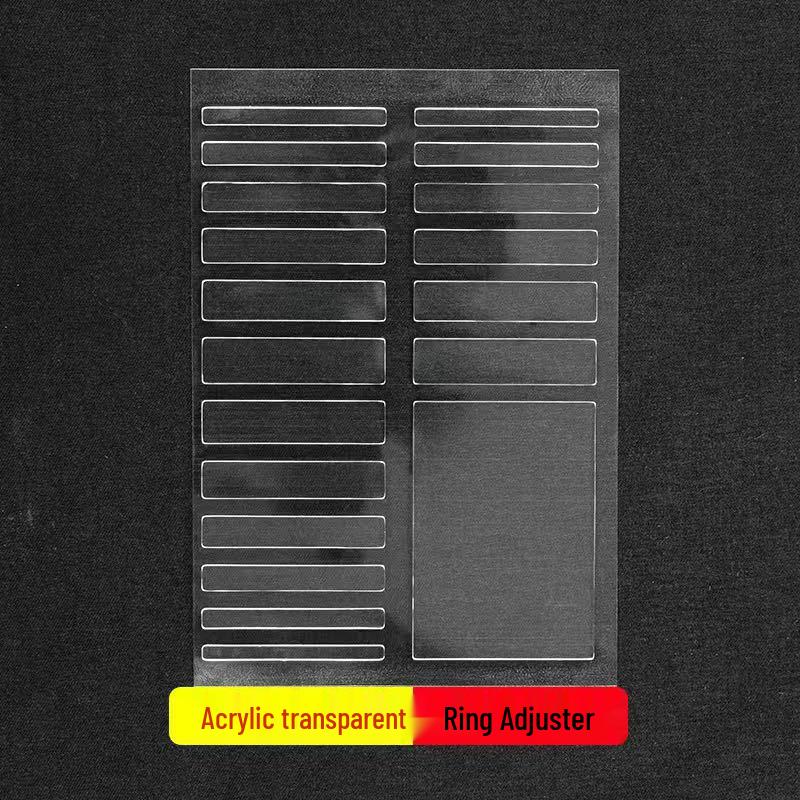 

Прозрачный регулятор размера кольца: Невидимое сцепление для плотной посадки без скольжения