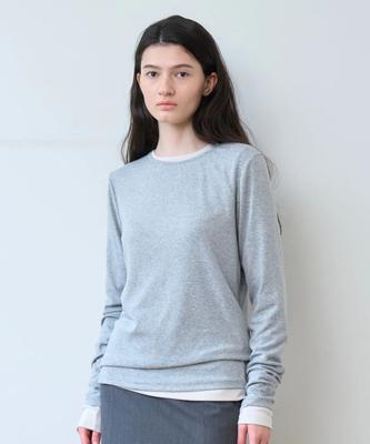 Eoldileu Silky Long Sleeve T-Shirt, Gray