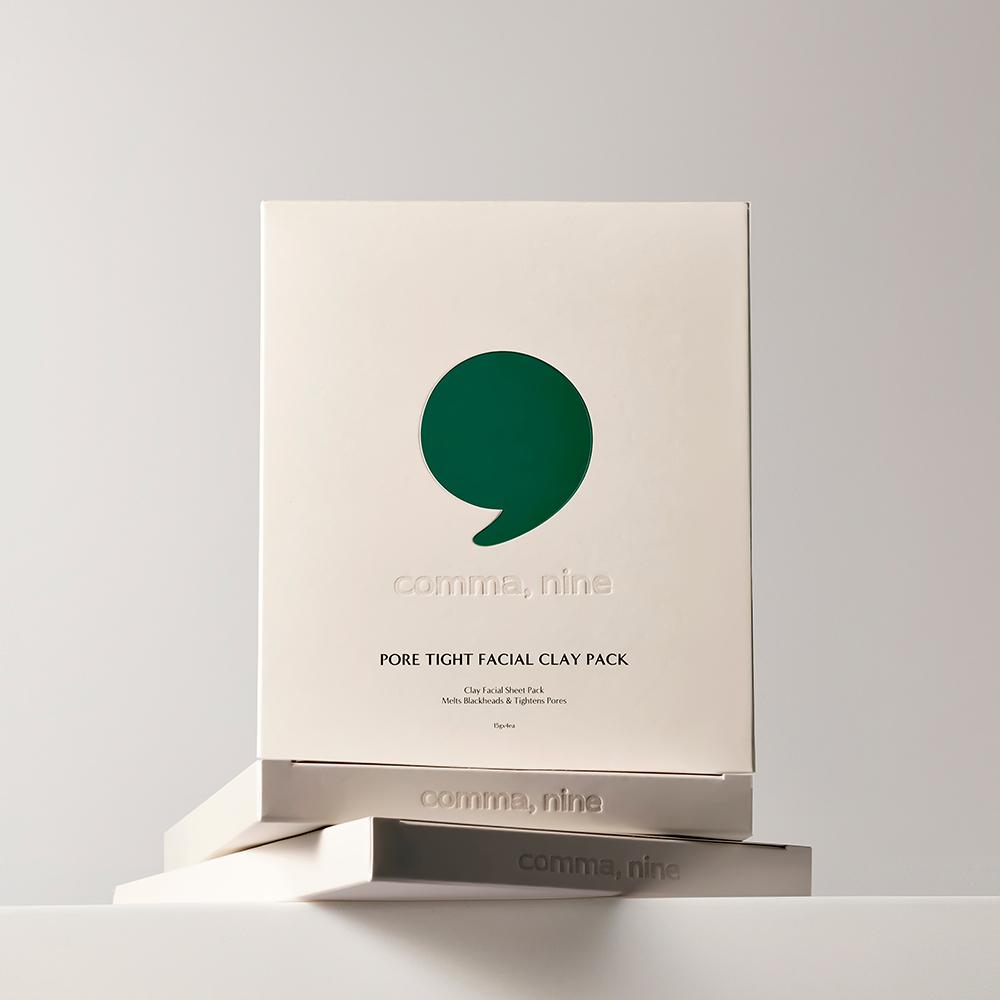 Commanine Pore Tight Facial Clay Pack 4 Sheets