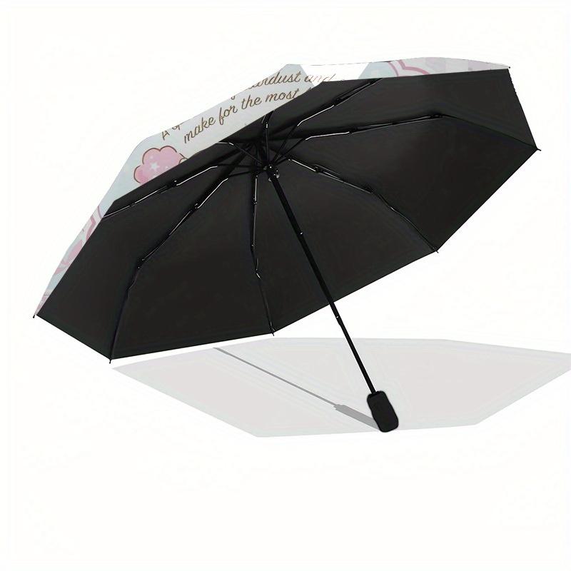 1pc Little Twin Stars Umbrella with Plastic Handle,Suitable for All Seasons Home Travel Outdoor UmbrellaSanlio334