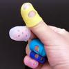 5PCS/Set Silicone Thimbles M/L/XL Size Available Hollowed Out Breathable Finger Picks Protector DIY Props Sewing Accessories ZYF