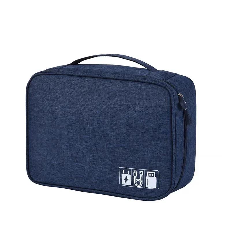 Cable Storage Bag Waterproof Digital Electronic Organizer Portable USB Data Line Charger Plug Storage Bag Travel Cable Organizer