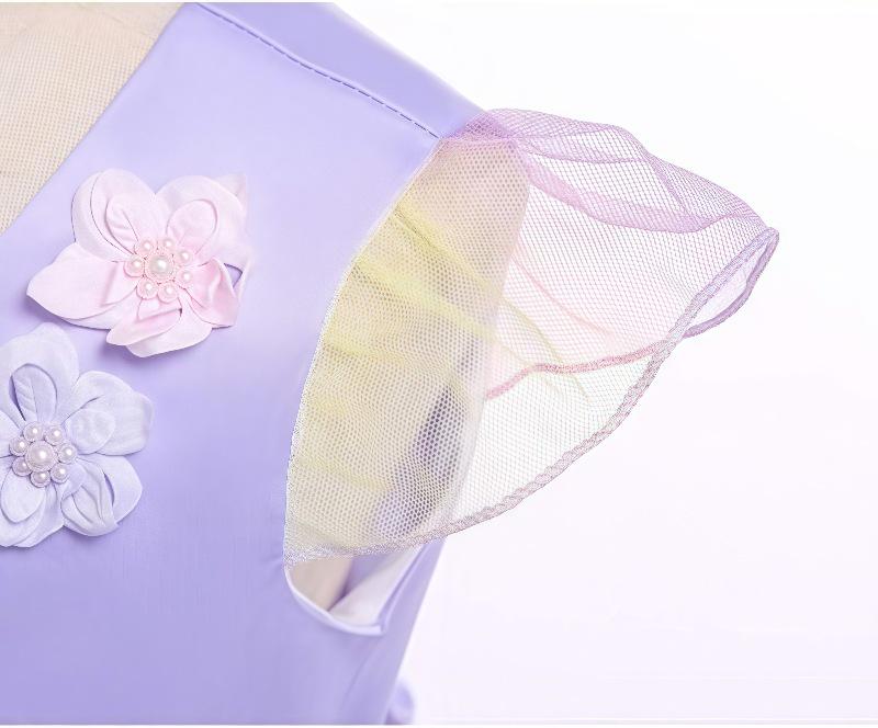Kinder Regenbogen Einhorn Kleid mit Farbverlauf: Ärmelloser Macaron-Gaze-Rock Prinzessinnen-Set