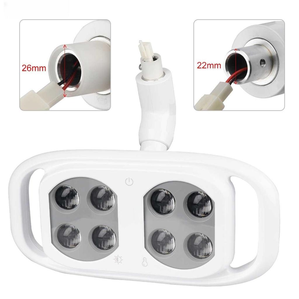 8LED Dental LED Lamp Oral Light For Dentistry Operation Light Chair Inductive Infrared Spotlight Oral Care Teeth Whitening Tool