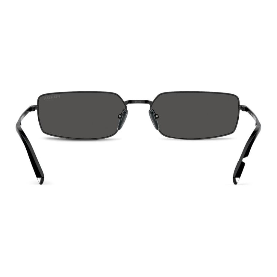 Prada Square Sunglasses With Logo Design Women Sunglasses Black SPRA601AB5S0