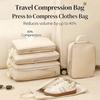 4Pcs Compressive Travel Storage Bags Thick Zipper Storage Bags Travel Accessories Travel Organizer Bags