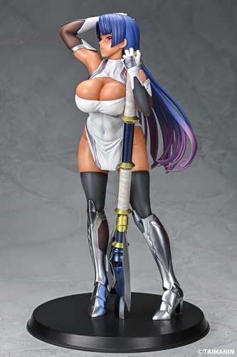 Q-six Taimanin RPGX Pale Young Purple Yatsumurasaki Tanned Ver. 1/6 Scale PVC Painted Complete Figure -