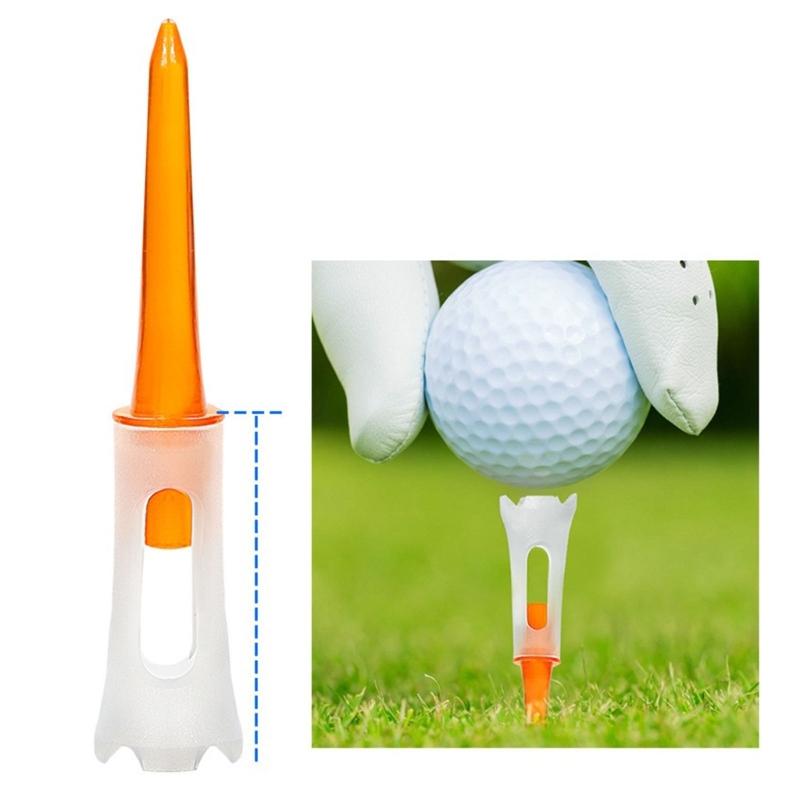 50Pcs/pack Golfs Tees Golfs Plastic Tees Golfs Base Support Tees Golfs Tees Driver Training Accessory Golfs Holder Set