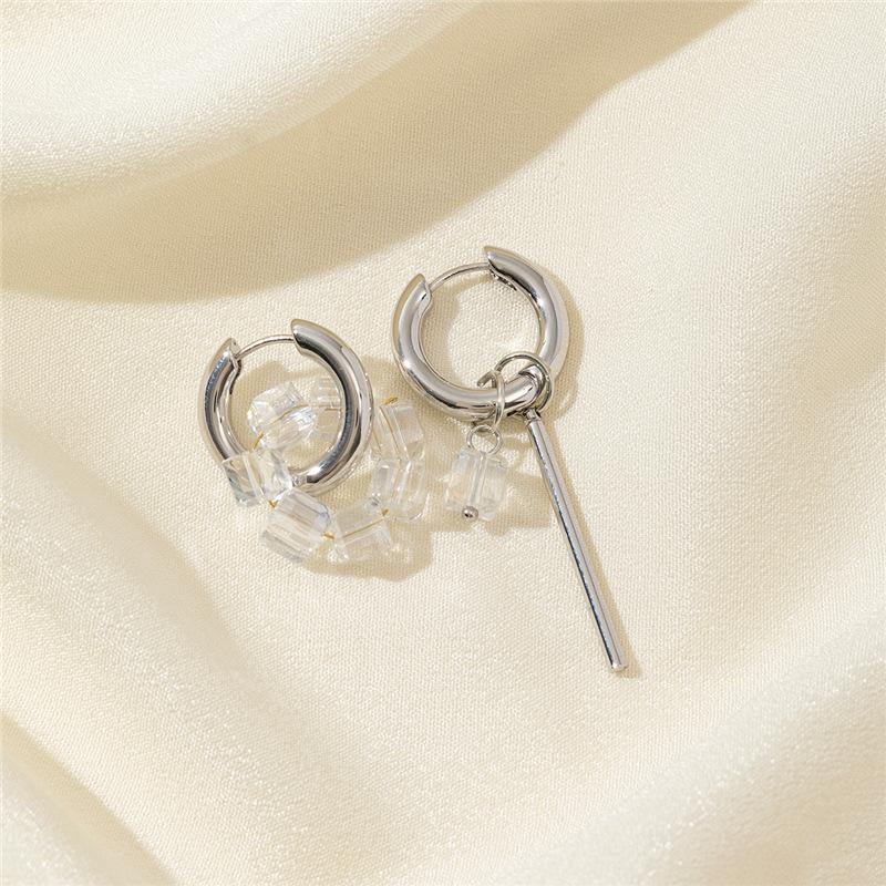 French Romantic Retro Enamel Round Gold Color Ear Buckle New Hoop Earrings For Womens Fashion Luxury Jewelry