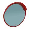 24 Inch Convex Mirror with Adjustable Bracket Wide Angle Blind Spot Curved PC Security Mirror for