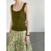 Tao Chuan, Recommended for Real Wear~ Paper Man Square Collar Elastic Inner Top, Women's Slim and Thin Vest YL506