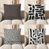 Home Decor Stylish Bamboo Pattern Digital Print Pillow Cover Pattern Cushion Cover Suitable For Sofa Bedroom Car Pillow Cover