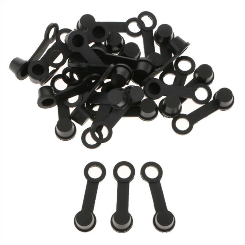 10/20/30Pcs 8mm Car Brake Pump Screw Dust Cap Oil Drain Screw Cap Brake Caliper Bleed Nipple Black Cover Rubber Motorcycle
