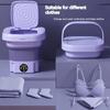 1pc Portable Mini Washing Machine - High-Capacity 8L Compact Laundry Solution with 3 Deep Cleaning Modes, Perfect for Delicates, Underwear