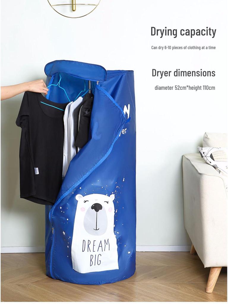 Compact Folding Clothes Dryer for Dorms, Baby, and Small Spaces