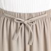 Summer Chiffon Wide-Leg Pants for Middle-Aged Women - Plus Size, Lightweight Nine-Point Style