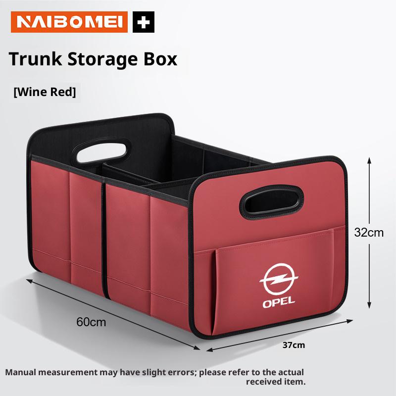 Auto Kofferraum Aufbewahrungsbox Große Kapazität Aufbewahrungstasche Leder Für Opel Corsa Insignia Mokka Vectra Vivaro Grandland Astra Zafira