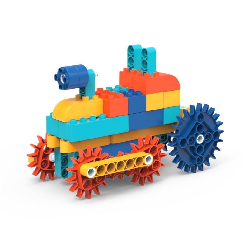 Large Particle Electric Gear Building Blocks - Educational Construction Toys for Children's Cognitive Development Age 3+