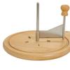 Cheese Curler Wheel Slicer Stainless Steel Cheese Shaver Cutter Hard Cheese Chocolate Beech Wood Base Flower Maker Tool