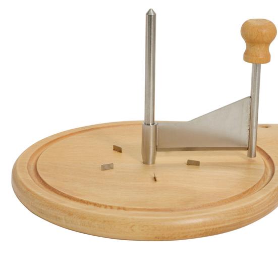 Cheese Curler Wheel Slicer Stainless Steel Cheese Shaver Cutter Hard Cheese Chocolate Beech Wood Base Flower Maker Tool
