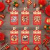 6Pcs/Set Paper Craft 2026 Horse Year Red Envelope 2026 Horse Year Red Pocket  for Chinese New Year
