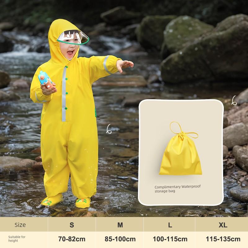 Baby One-Piece Body Dedicated New Kids Raincoat